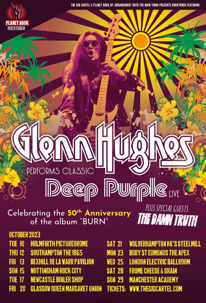 Glenn Hughes Performs Classic Deep Purple Live in UK 2023