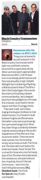 Guitarist Magazine - Black Country Communion AFTERGLOW review  - November 2012