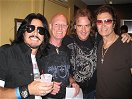 Glenn with Gilby, Chris and Dave - Rock'N'Roll Fantasy Camp, New York City