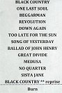 Setlist - Black Country Communion 2010