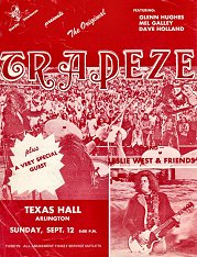 Sept. 12th, 1976 - U.T.A. Texas Hall, Arlington, Texas, USA